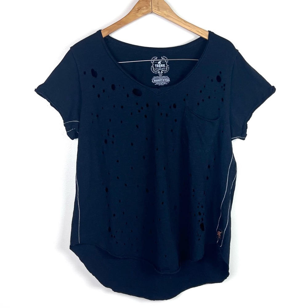 Trunk Ltd Distressed Hole Pocket Tee